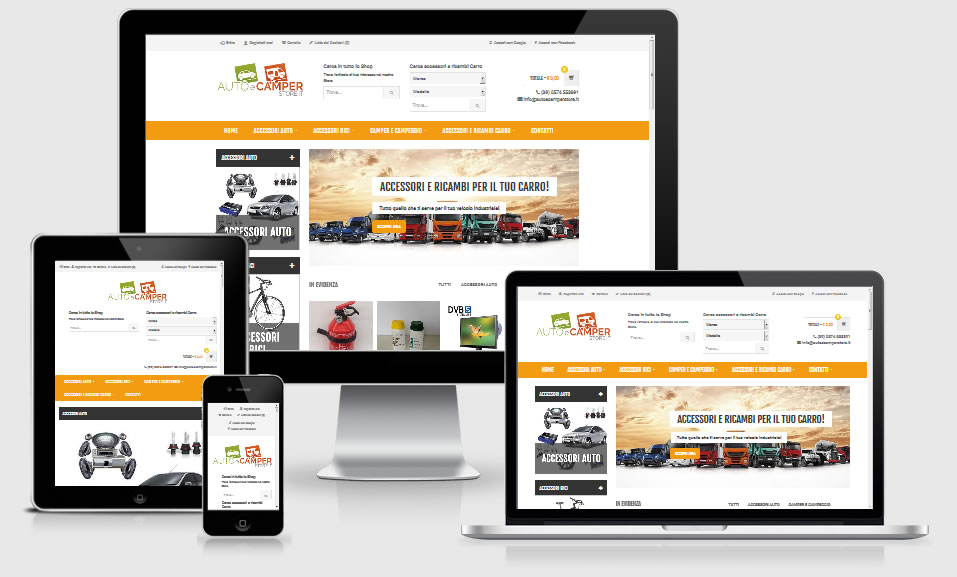 Auto e Camper Store responsive