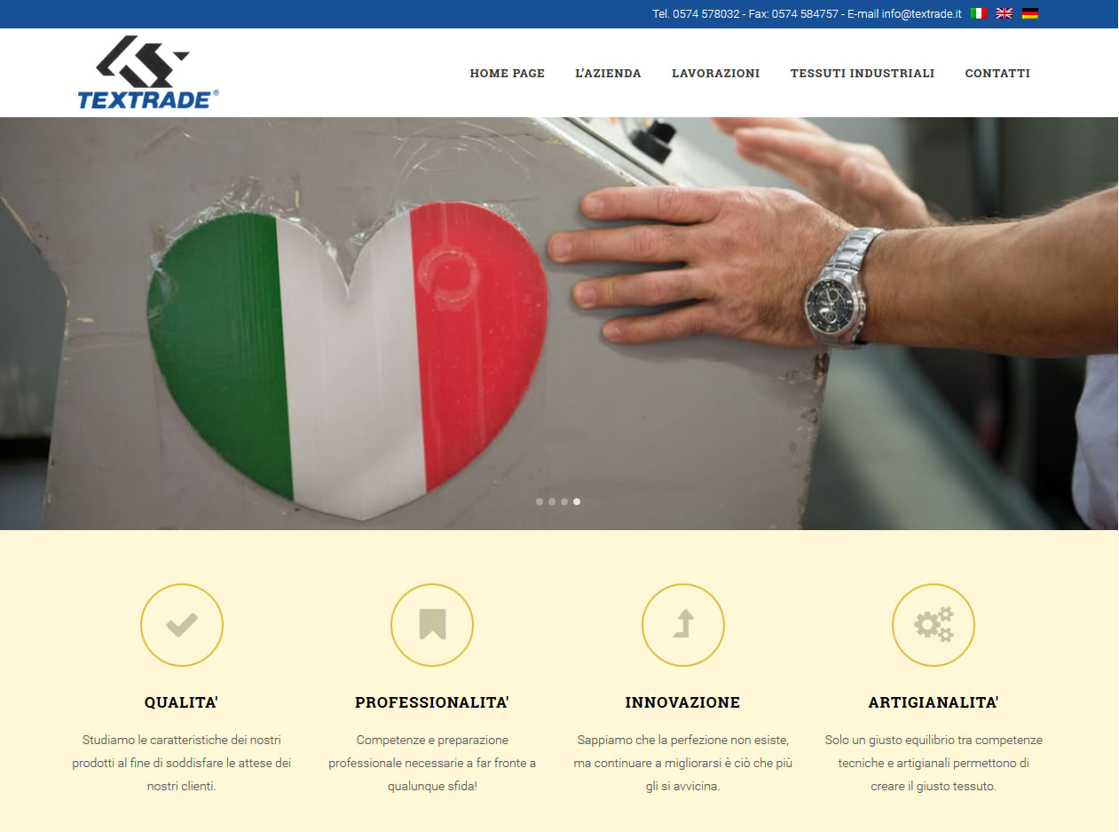 Textrade Homepage